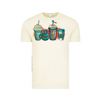 Vintage Arctic turquoise junkie coffee cups Vintage Tee - Jasminsmagicworld