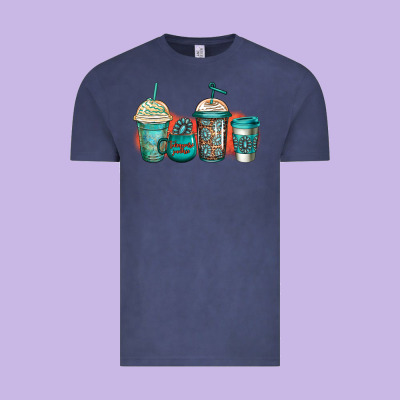 Turquoise Junkie Coffee Cups Vintage Tee Designed By Jasminsmagicworld