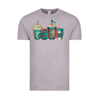 Vintage Zinc turquoise junkie coffee cups Vintage Tee - Jasminsmagicworld