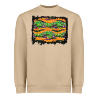 Mushroom Halloween Skull Background Heavyweight Sweatshirt - BundleAndBundleShop