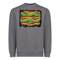 Storm Halloween Skull Background Heavyweight Sweatshirt - BundleAndBundleShop