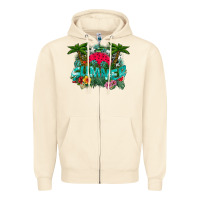 Sandshell Summer Zipper Hoodie - CowhideDigitalArt