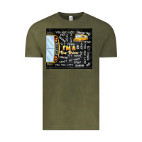 Vintage Olive i'm a bus driver school bus black Vintage Tee - TumblerDesignByShophia