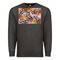 Smoke Baby monkey flowers Premium Sweatshirt - Artiststas
