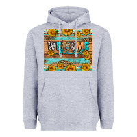 Heather Grey Welcome fall Heavyweight Hoodie - Artiststas