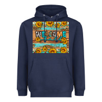 Navy Welcome fall Heavyweight Hoodie - Artiststas