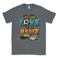 Charcoal Heather For the love of the game Soccer Classic Tee - NancyCooperArtShop