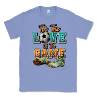 Colony Blue For the love of the game Soccer Classic Tee - NancyCooperArtShop
