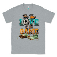 Heather Grey For the love of the game Soccer Classic Tee - NancyCooperArtShop
