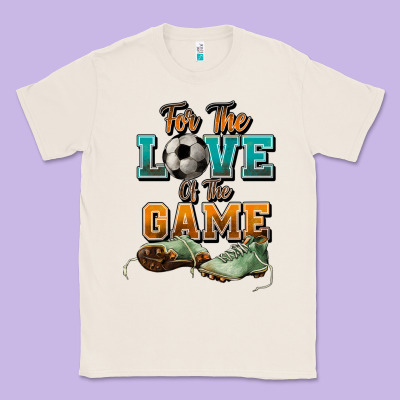 For The Love Of The Game Soccer Classic Tee Designed By Nancycooperartshop
