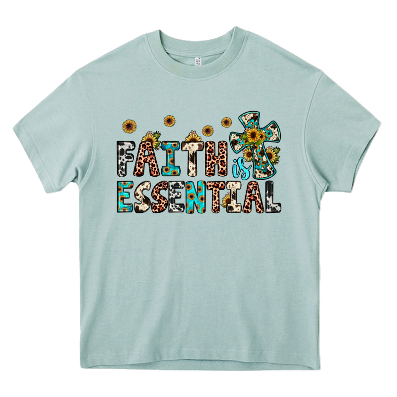 Faith Is Essential Heavy Core Tee by JahusDesignShop | Teevron