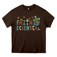 Chocolate Brown faith is essential Heavy Core Tee - JahusDesignShop