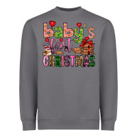 Storm baby's first christmas Heavyweight Sweatshirt - FaDigitalArtStudio