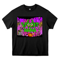 Black spooky mama tumbler Heavy Core Tee - BundleAndBundleShop