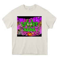 Cream spooky mama tumbler Heavy Core Tee - BundleAndBundleShop