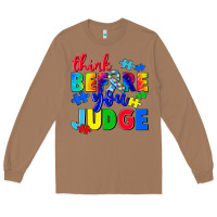 Toasted Coconut think before you judge Long Sleeve Tee - CowGirlArtShop