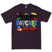 Plum somebody's favorite daycare teacher Premium Tee - Artiststas