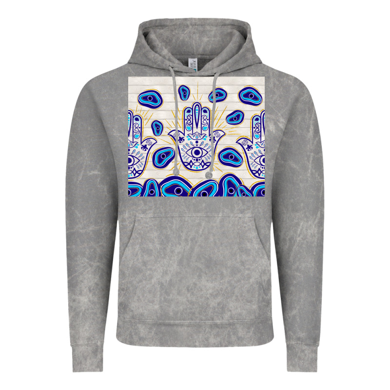 Evil Eyes With White Wooden Pattern Vintage Hoodie by TumblerDesignByShophia | Teevron