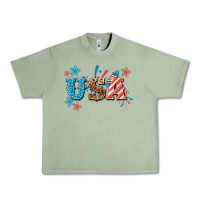 Oil Green USA 4th of july Urban Heavy Tee - HowdyJamesFarm