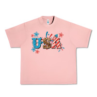 Salmon USA 4th of july Urban Heavy Tee - HowdyJamesFarm