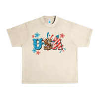 Sandshell USA 4th of july Urban Heavy Tee - HowdyJamesFarm