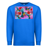 True Royal Flower Hummingbird Premium Sweatshirt - Artiststas