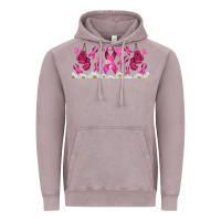 Vintage Zinc cancer ribbon with daisy Vintage Hoodie - TumblerDesignByShophia