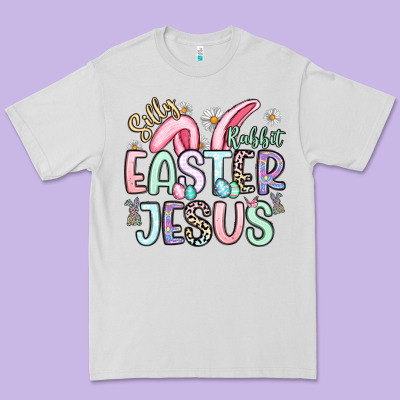 Silly Rabbit Easter Jesus Premium Tee Designed By Artiststas