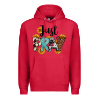 Cardinal Just Pray Premium Hoodie - FaDigitalArtStudio