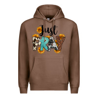 Chestnut Just Pray Premium Hoodie - FaDigitalArtStudio