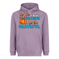 Lavender Tis' the Season To Be Grateful Heavyweight Hoodie - Artiststas