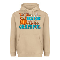 Mushroom Tis' the Season To Be Grateful Heavyweight Hoodie - Artiststas