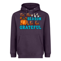 Plum Tis' the Season To Be Grateful Heavyweight Hoodie - Artiststas