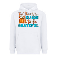 White Tis' the Season To Be Grateful Heavyweight Hoodie - Artiststas
