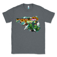 Charcoal Heather Maryland Map Sunflower Cactus Serape Classic Tee - RanaPortraitStore