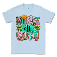 Dusty Blue nurse off duty summer break Classic Tee - RanaPortraitStore
