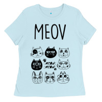 Baby Blue Meow Ladies Tee - Bettercallsaul