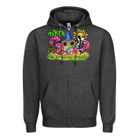 Charcoal Heather with god all things are possible summer Zipper Hoodie - CowhideDigitalArt