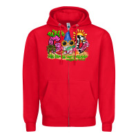 Red with god all things are possible summer Zipper Hoodie - CowhideDigitalArt