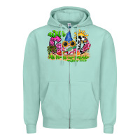 Seafoam with god all things are possible summer Zipper Hoodie - CowhideDigitalArt