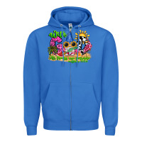 True Royal with god all things are possible summer Zipper Hoodie - CowhideDigitalArt