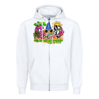 White with god all things are possible summer Zipper Hoodie - CowhideDigitalArt