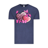 Vintage Denim Cancer hearts Cancer Awaneress Vintage Tee - HowdyJamesFarm