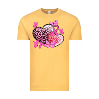 Vintage Mustard Cancer hearts Cancer Awaneress Vintage Tee - HowdyJamesFarm