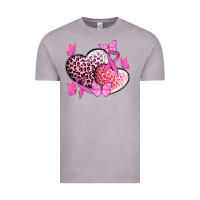 Vintage Zinc Cancer hearts Cancer Awaneress Vintage Tee - HowdyJamesFarm
