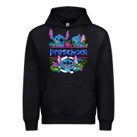 Black preview flower stitch blue preschool Urban Hoodie - AdoDesignShop