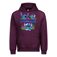 Mauve Wine preview flower stitch blue preschool Urban Hoodie - AdoDesignShop