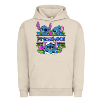 Preview Flower Stitch Blue Preschool Urban Hoodie | Teevron