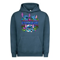 Pigment Midnight Navy preview flower stitch blue preschool Urban Hoodie - AdoDesignShop