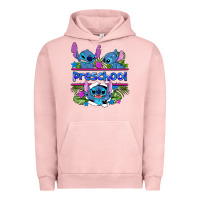 Pigment Salmon preview flower stitch blue preschool Urban Hoodie - AdoDesignShop